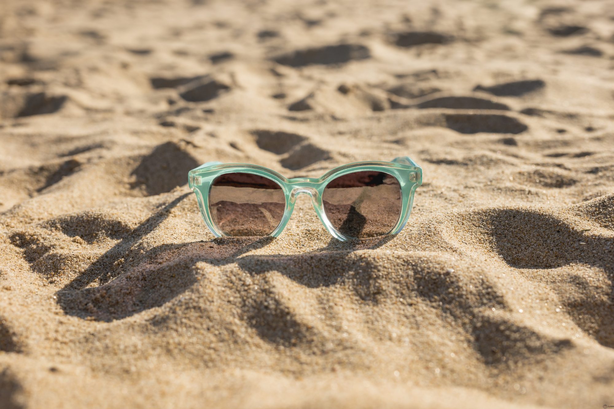 Пляж песок очки